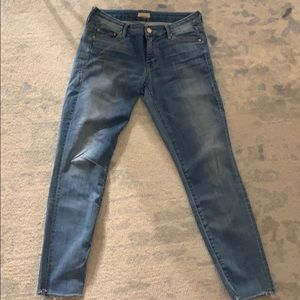 MOTHER ankle cut jeans